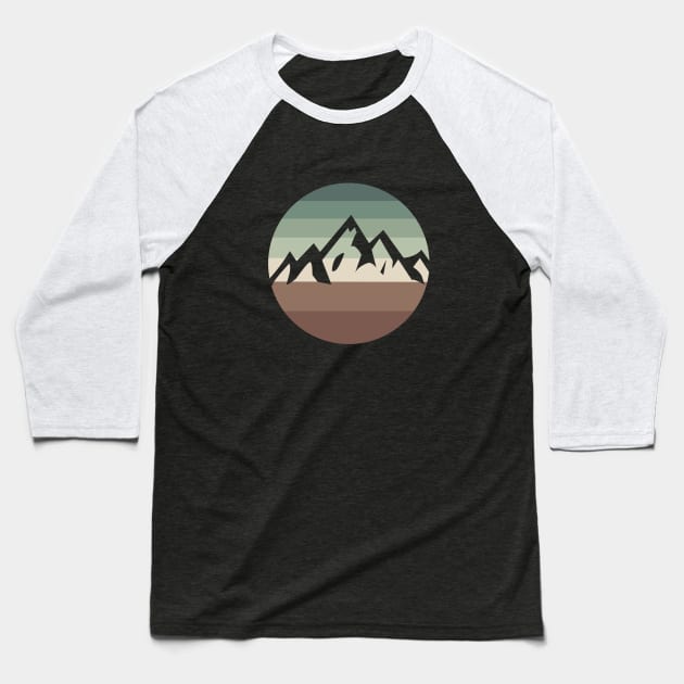 Multi-Color Mountain Baseball T-Shirt by OutdoorNation